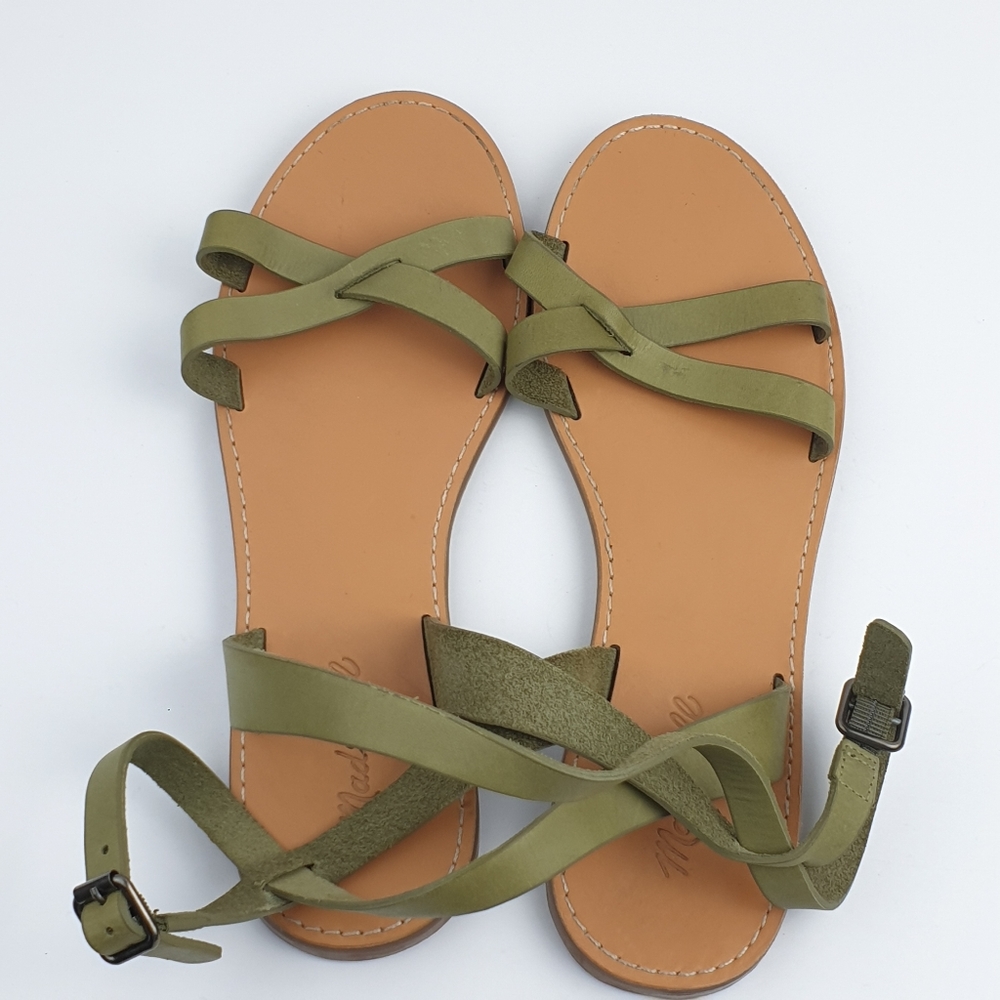 Boardwalk Madewell J.crew casual criscros sandals women's 9.5 G2005